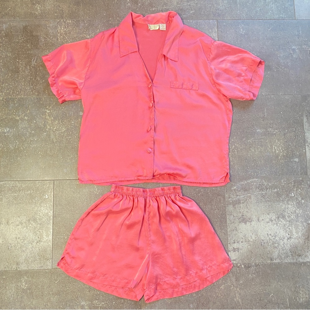 Vintage Victoria’s Secret Silk Pajamas Set